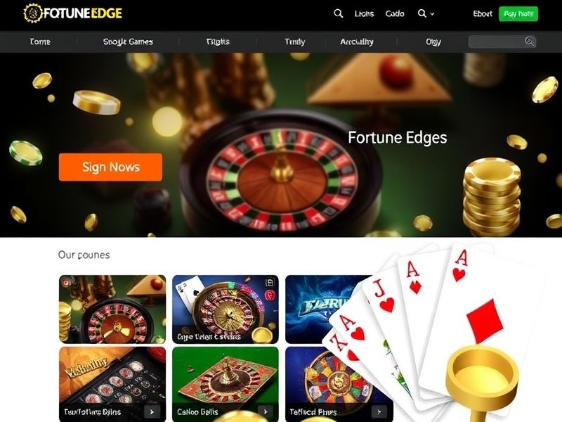 Fortune Edge is your premier destination for top-rated online gambling. Explore casino games, sports betting, poker, and exclusive bonuses all in one place.